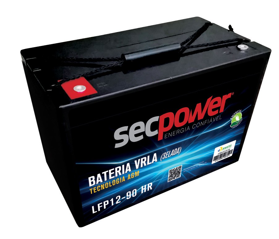 Bateria Chumbo Ácido VRLA AGM – Sec Power – LFP12-90 HR330W