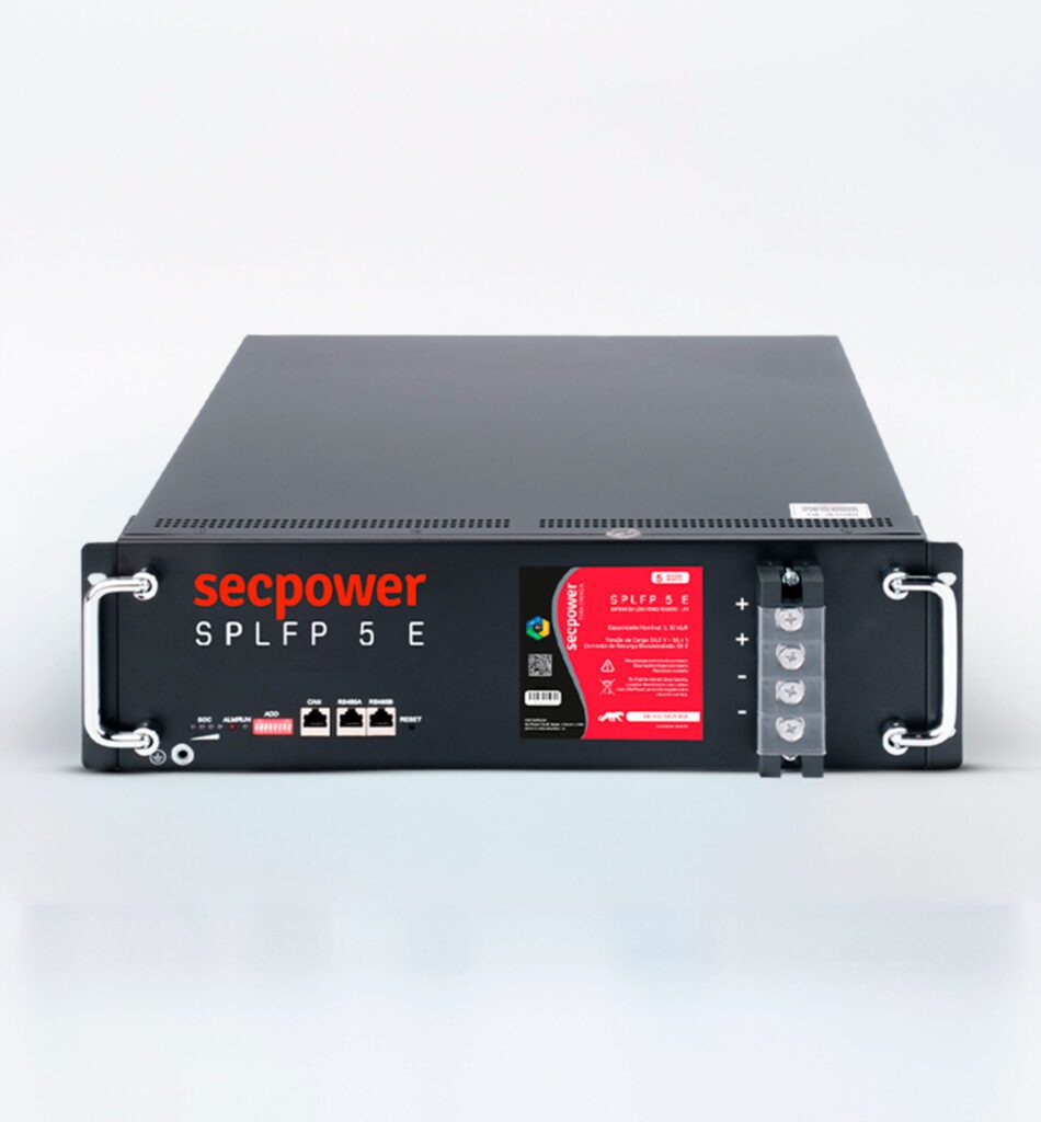 Bateria SecPower SPLFP 5 E 51,2V 5,12 kWh - SecPower Energia