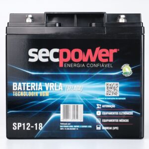 Bateria SecPower Chumbo-ácido VRLA AGM 12V 18Ah