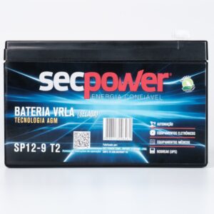 Bateria SecPower Chumbo-ácido VRLA AGM 12V 9Ah T2