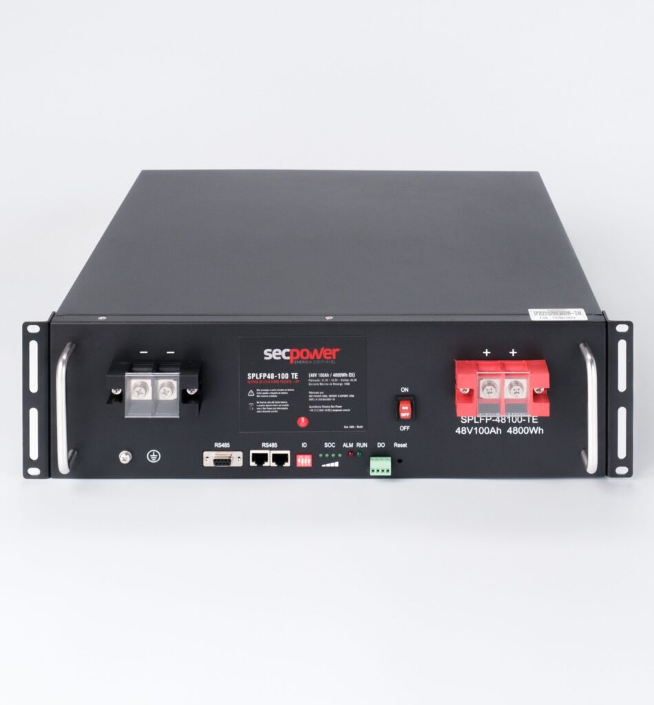 Bateria SecPower LiFePO4 R19 48V 100Ah - SecPower Energia