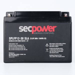 Bateria SecPower LiFePO4 SLA 12V 30Ah