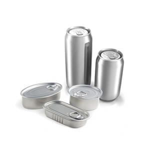 Latas de metal
